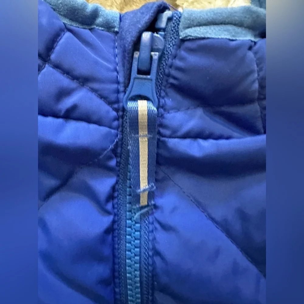 Cat & Jack Hooded Puffer Jacket Royal Blue Boys Youth Size XS